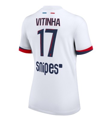 Paris Saint-Germain Vitinha #17 Udebanetrøje Dame 2025-26 Kortærmet